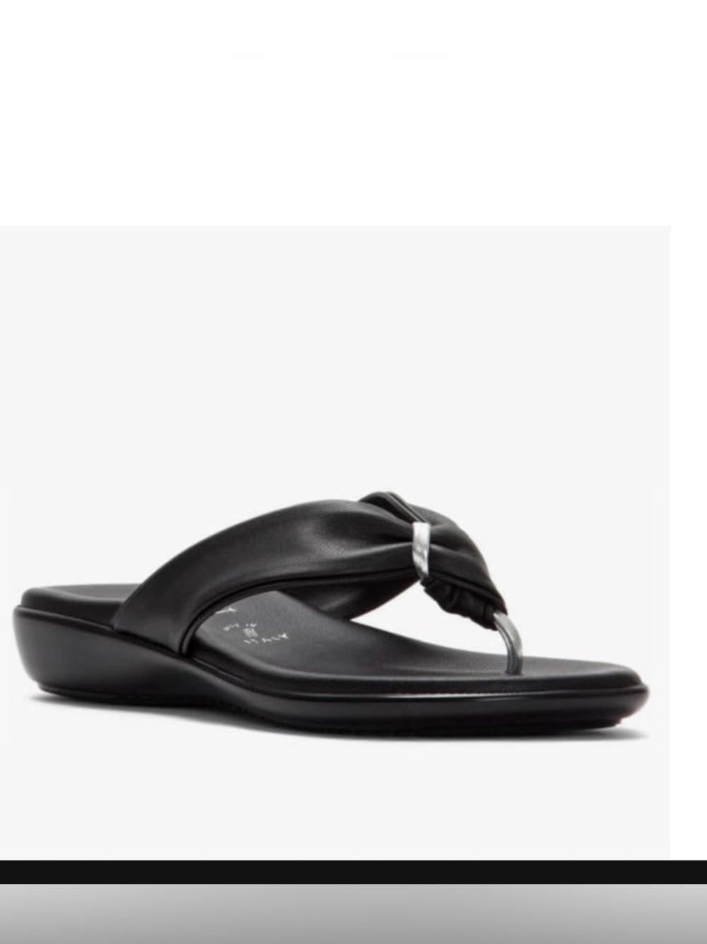 Italian Shoemakers Low Wedge Sandals - Picture 2 of 11